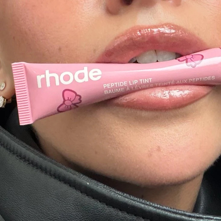 NEW ЛІМІТОВАНИЙ ароматизований тінт для вуст із пептидами RHODE RIBBON SHEER PINK Scented Peptide Lip Tint THE TINTED LIP LAYER